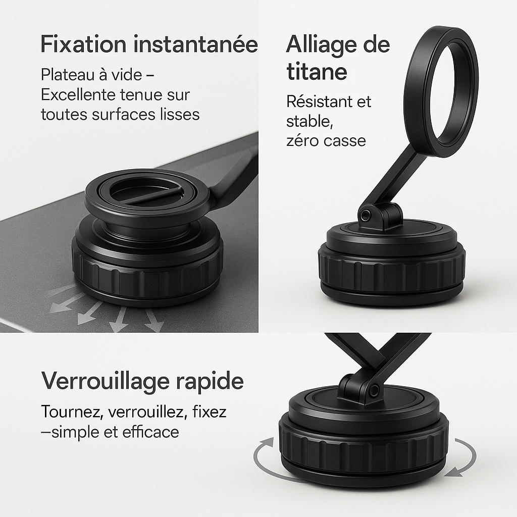 Support Téléphone Magnétique Universel